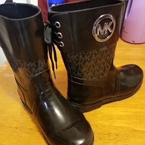 Girls size 1 Michael Kors Rain Boots